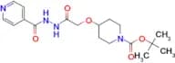 4-{2-Oxo-2-[N'-(pyridine-4-carbonyl)-hydrazino]-ethoxy}-piperidine-1-carboxylic acid tert-butyl es…