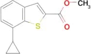 7-Cyclopropyl-benzo[b]thiophene-2-carboxylic acid methyl ester