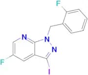 5-Fluoro-1-(2-fluorobenzyl)-3-iodo-1H-pyrazolo[3,4-b]pyridine