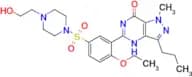 5-(2-Ethoxy-5-((4-(2-hydroxyethyl)piperazin-1-yl)sulfonyl)phenyl)-1-methyl-3-propyl-1H-pyrazolo[4,…