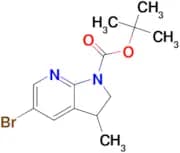 Tert-Butyl 5-bromo-3-methyl-2,3-dihydro-1H-pyrrolo[2,3-b]pyridine-1-carboxylate