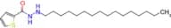 N'-Hexadecylthiophene-2-carbohydrazide