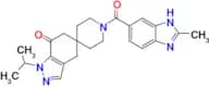1-Isopropyl-1'-(2-methyl-1H-benzo[d]imidazole-6-carbonyl)-4,6-dihydrospiro[indazole-5,4'-piperidin…