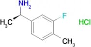 (1R)-1-(3-Fluoro-4-methylphenyl)ethan-1-amine hydrochloride
