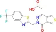 2-(4-Oxo-3-((5-(trifluoromethyl)benzo[d]thiazol-2-yl)methyl)-3,4-dihydrothieno[3,4-d]pyridazin-1-y…