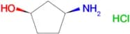 (1R,3S)-3-Aminocyclopentanol hydrochloride