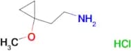 2-(1-methoxycyclopropyl)ethan-1-amine hydrochloride