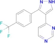 4-[3-[4-(Trifluoromethyl)phenyl]-(1H)-pyrazol-4-yl]pyrimidine