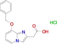 2-(8-(benzyloxy)imidazo[1,2-a]pyridin-2-yl)acetic acid hydrochloride
