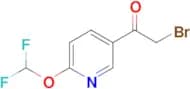 2-Bromo-1-(6-(difluoromethoxy)pyridin-3-yl)ethanone