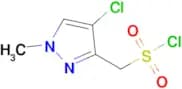 (4-Chloro-1-methyl-1H-pyrazol-3-yl)methanesulfonyl chloride