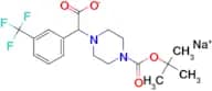 Sodium 2-[4-(tert-butoxycarbonyl)piperazin-1-yl]-2-[3-(trifluoromethyl)phenyl]acetate
