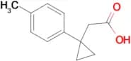 2-[1-(4-methylphenyl)cyclopropyl]acetic acid
