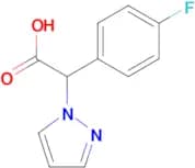2-(4-Fluorophenyl)-2-(1H-pyrazol-1-yl)acetic acid