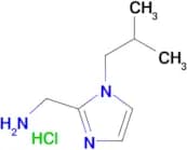 [1-(2-methylpropyl)-1H-imidazol-2-yl]methanamine hydrochloride