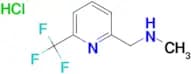 Methyl({[6-(trifluoromethyl)pyridin-2-yl]methyl})amine hydrochloride