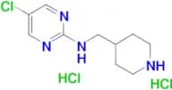 5-chloro-N-[(piperidin-4-yl)methyl]pyrimidin-2-amine dihydrochloride