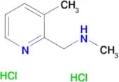 Methyl[(3-methylpyridin-2-yl)methyl]amine dihydrochloride