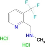 Methyl({[3-(trifluoromethyl)pyridin-2-yl]methyl})amine dihydrochloride