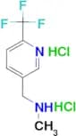 Methyl({[6-(trifluoromethyl)pyridin-3-yl]methyl})amine dihydrochloride