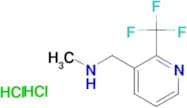 Methyl({[2-(trifluoromethyl)pyridin-3-yl]methyl})amine dihydrochloride