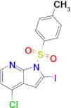 1H-Pyrrolo[2,3-b]pyridine, 4-chloro-2-iodo-1-[(4-methylphenyl)sulfonyl]-