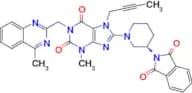 (R)-7-(But-2-ynyl)-8-(3-(1,3-dioxoisoindolin-2-yl)piperidin-1-yl)-3-methyl-1-((4-methylquinazolin-…