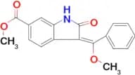 (E)-Methyl 3-(methoxy(phenyl)methylene)-2-oxoindoline-6-carboxylate