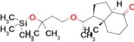 (1S,3aR,7aR)-7a-methyl-1-((S)-1-(3-methyl-3-((trimethylsilyl)oxy)butoxy)ethyl)octahydro-4H-inden-4…