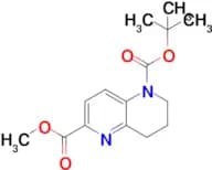 1-O-tert-Butyl 6-O-methyl 3,4-dihydro-2H-1,5-naphthyridine-1,6-dicarboxylate