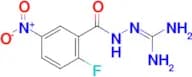 N'-(diaminomethylidene)-2-fluoro-5-nitrobenzohydrazide