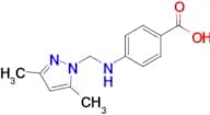 4-(((3,5-Dimethyl-1H-pyrazol-1-yl)methyl)amino)benzoic acid