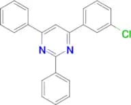 4-(3-CHLOROPHENYL)-2,6-DIPHENYLPYRIMIDINE