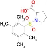 1-(2,3,5,6-Tetramethylphenyl)sulfonylpyrrolidine-2-carboxylic acid