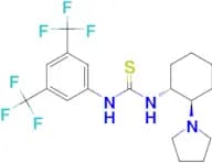 1-[3,5-Bis(trifluoromethyl)phenyl]-3-[(1R,2R)-2-(pyrrolidin-1-yl)cyclohexyl]thiourea