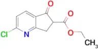 Ethyl 2-chloro-5-oxo-6,7-dihydro-5H-cyclopenta[b]pyridine-6-carboxylate