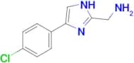 1-[4-(4-chlorophenyl)-1H-imidazol-2-yl]methanamine