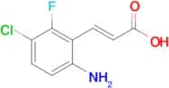 (E)-3-(6-Amino-3-chloro-2-fluorophenyl)acrylic acid