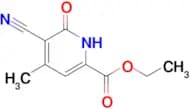 Ethyl 5-cyano-4-methyl-6-oxo-1,6-dihydropyridine-2-carboxylate