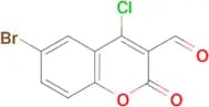 6-Bromo-4-chloro-2-oxo-2H-chromene-3-carbaldehyde