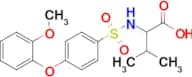 2-[4-(2-Methoxyphenoxy)benzenesulfonamido]-3-methylbutanoic acid