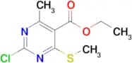 Ethyl 2-chloro-4-methyl-6-(methylthio)pyrimidine-5-carboxylate
