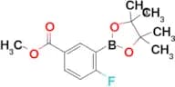 Methyl 4-fluoro-3-(4,4,5,5-tetramethyl-1,3,2-dioxaborolan-2-yl)benzoate