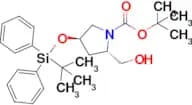 Tert-Butyl (2S,4R)-4-((tert-butyldiphenylsilyl)oxy)-2-(hydroxymethyl)pyrrolidine-1-carboxylate