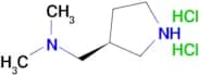 Dimethyl({[(3S)-pyrrolidin-3-yl]methyl})amine dihydrochloride