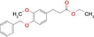 3-(4-Benzyloxy-3-methoxy-phenyl)-propionic acid ethyl ester
