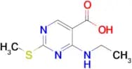 4-(ethylamino)-2-(methylthio)pyrimidine-5-carboxylic acid