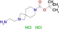 Tert-Butyl 2-(2-aminoethyl)-2,7-diazaspiro[3.5]nonane-7-carboxylate dihydrochloride