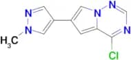 4-Chloro-6-(1-methyl-1H-pyrazol-4-yl)pyrrolo[2,1-f][1,2,4]triazine