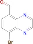 8-Bromoquinoxaline-5-carbaldehyde